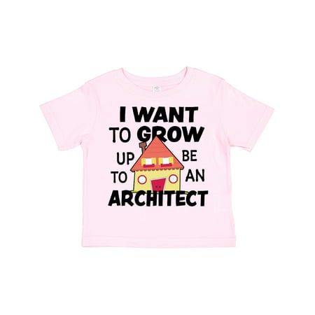 

Inktastic I Want to Grow Up to Be an Architect Gift Toddler Boy or Toddler Girl T-Shirt
