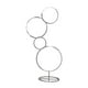 thumbnail image 1 of Soporte de arco de boda, marco de arco de flores, decoración de pasillo de metal, 4 niveles, decoraciones estables, soporte de fondo para exhibición, 1 of 8