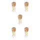 thumbnail image 2 of Jumpingount Moño de cola de caballo de fibra peinado multiusos esencial para mujeres extensión de cola de caballo cabello rizado señoras 26H613 Type2 NO2, 2 of 6