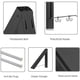 thumbnail image 3 of Estante de ropa montado en la pared, estante de secado plegable, estante de ropa montado en la pared, organizador de almacenamiento para el hogar de aluminio, ahorra espacio, 3 of 6