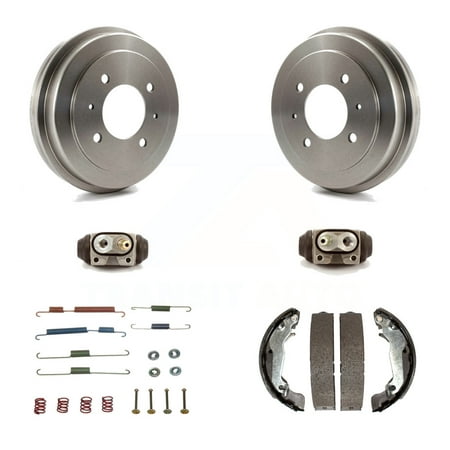 Transit Auto - Rear Brake Drum Shoes Spring And Cylinders Kit (6Pc) For ...