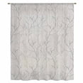 thumbnail image 2 of Grey Branches Sheer Curtains 63 Inches Long, Vintage Art Farmhouse Light Filering Curtains, Breathable Simi Curtain Privacy Drapes for Living Room Bedroom Lightweight Window Treatment, 2 of 9