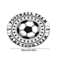 thumbnail image 3 of Football Field Rug for Bedroom, Entryway, Dorm or Party Decor, Soft Non-Slip Polyester Mat, Dirt Trapping Indoor Outdoor Carpet for Home, 3 of 6