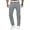 a-Grey3147, variant on FINALGANG Mens Solid Color Pleated Slim Fit Chino Pants Mid Waisted Button Closure Casual Trousers For Business Casual Daily Wear Comfortable Bottoms
