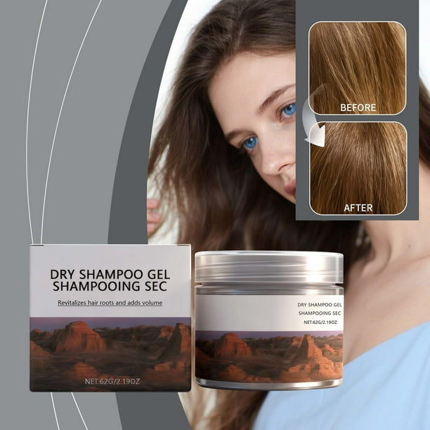 Gel voluminizador sin lavado, refrescante para el cabello después de la limpieza en seco, para dar volumen al cabello, desengrasante para cabello descuidado, gel de peinado de larga duración, loción p