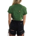 thumbnail image 5 of Women'S Distressed Side Grommet Lace Up Stretchy Denim Shorts Summer Hot Pants Casual Streetwear 198 Black S, 5 of 9