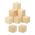 thumbnail image 1 of Unique Bargains 1.2 Inch Unfinished Wooden Blocks, 50 Pack Natural Wood Cube Square Wood Blocks for DIY Craft, 1 of 5