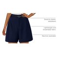 thumbnail image 4 of Shorts PRETTYGARDEN 2025 de Tiro Alto y Pierna Ancha Azul Talle S, 4 of 6