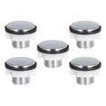 thumbnail image 3 of 5 Piezas Cubierta para Agujero de Fregadero de Cocina Tapón Decorativo de Grifo Placa de Rosca de Pp Fácil de Instalar Adecuada para Baño Cocina Reparación Decoración del Hogar Rosca de 21 mm, 3 of 8