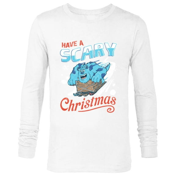 Disney and Pixar’s Monsters, Inc. Have a Scary Christmas - Long Sleeve T-Shirt for Men - Customized-White