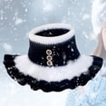 thumbnail image 7 of Ljudmp Turtleneck Dickey Collar for Women Color Block Knitted Fake Collar Detachable Ruffle Mock False Collar Buttons Decorated Neck Warmer Scarf Black, 7 of 7