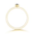 thumbnail image 2 of Angara Natural 0.17 Ct. Blue Sapphire with Diamond Solitaire Ring in 14K Yellow Gold for Women (Ring Size: 3.5), 2 of 9