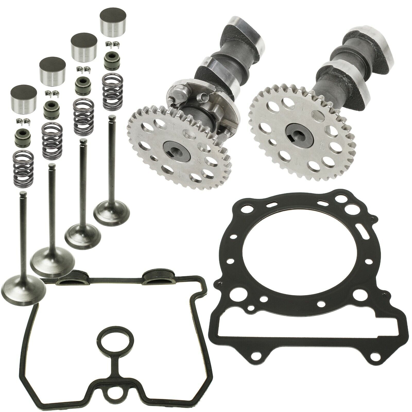 Camshafts and Cylinder Head Valve Gasket Kit Fits Suzuki LTZ400 Quadsport 0308