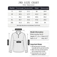 thumbnail image 2 of JWD Men Zip Mock Neck Ribbed Long Sleeve Shirts Stretch Fitted Knit Pullover Black S, 2 of 7
