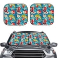 thumbnail image 2 of Windshield Sun Shade, Japanese Koi Foldable Car Sun Shade Windshield for Front, 2 Pieces, 2 of 7