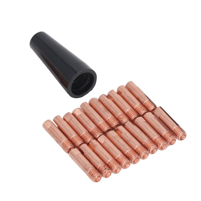 Gasless Conductive Nozzles, Non Slip 20PCS Welding Nozzle Replacement Parts Conductivity For Paint Spraying