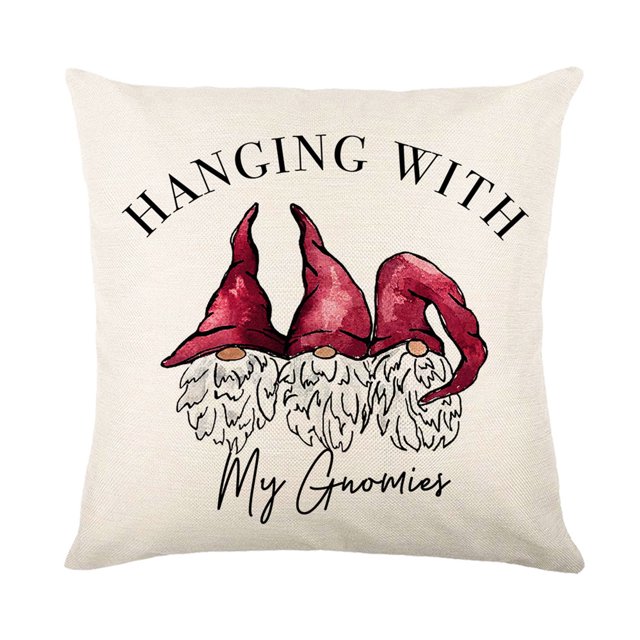 HEVIRGO Pillowcase Soft Washable Lightweight Comfortable Durable Christmas Tree Throw Pillow Cover for Living Room