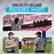 thumbnail image 3 of Camiseta de árbitro Murray Sporting Goods para hombre con cuello | Camiseta oficial de árbitro para hombre, camiseta de manga corta, disfraz de fútbol para Halloween (grande), 3 of 6