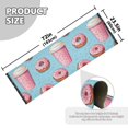 thumbnail image 2 of Macarons Coffee Pink Runner Rug Machine Washable Area Rugs Carpet Non Slip Entryway Mat for Bedroom Entryway Front Door, 2 of 7
