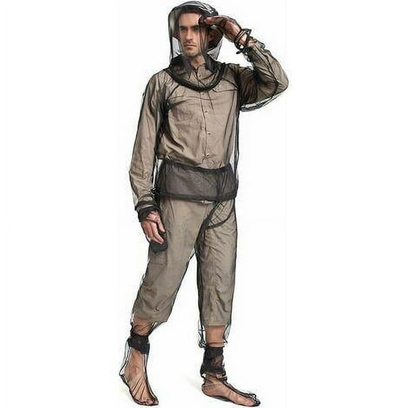 Beekeeping Suit Anti Mosquito Ultra Light Mesh Insect Full Body Hooded Clothing With Coat Protective Clothing Men Women L/Xl