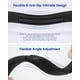 thumbnail image 2 of Ventilador de cuello, ventilador portátil, miniventilador USB sin aspas, silencioso, manos libres, ventilador de cuello pequeño con flujo de aire 360 ​​para actividades en interiores y exteriores TUNC Sencillez, 2 of 3