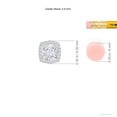 thumbnail image 3 of ANGARA IGI Certified Cushion Lab Grown 1 Ct Diamond Pendant for Women in 14K White Gold (Size-5.5mm| Color-F-G| Clarity-VS) | April Birthstone, Anniversary, Jewelry Gift for Women | Diamond Necklace, 3 of 7