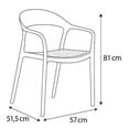 thumbnail image 3 of SILLA LUX PVC NEGRA, 3 of 3