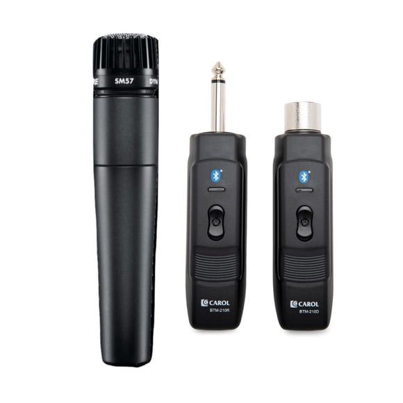 Micrófono Shure SM57-LC Instrument con micrófono Knox Bluetooth