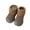 Coffee, variant on BJUTIR Baby Sneakers Boys Girls Socks Shoes Toddler Warmthe Floor Socks Non Prewalker Shoes