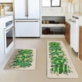 thumbnail image 5 of HOARBOEG St. Patrick's Day Kitchen Rugs Set, Non-Slip Backing Floor Mats for Kitchen Sink & Entryway, Holiday Decor, Green Shamrock Pattern Washable Rugs, 5 of 6