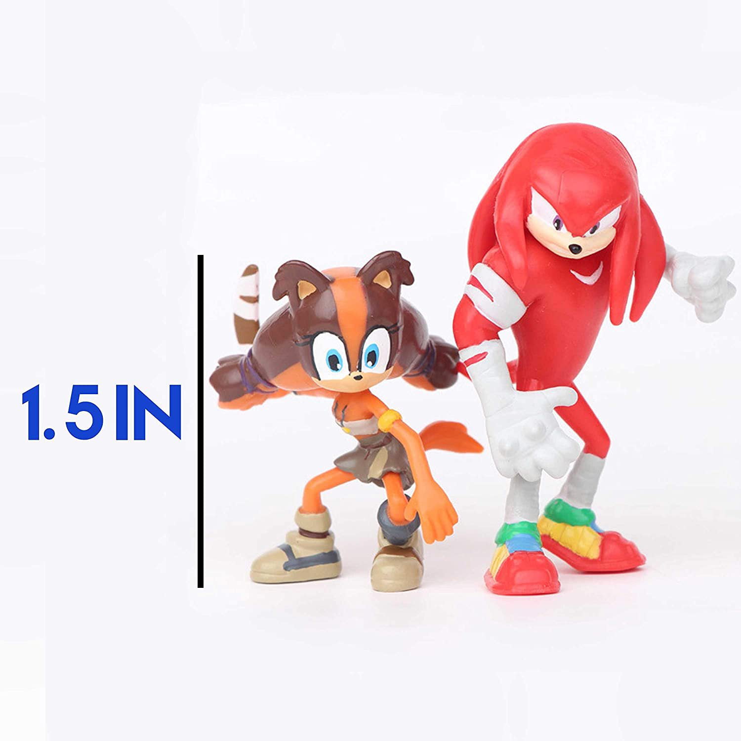 Figura de colección 6pcs Sonic the Hedgehog+box 