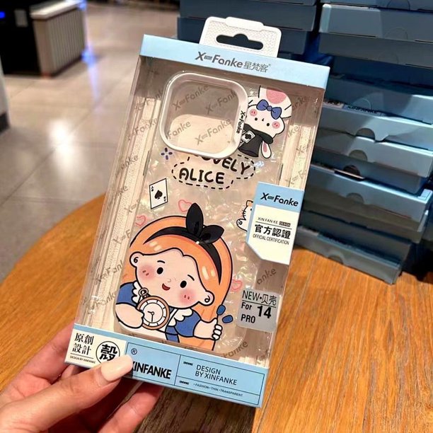 Funda de teléfono con estampado de estrella Fanke, carcasa de dibujos animados en caja suave kt cat para iphone Xr Xs 11 12 13 14 ProMax 15promax