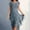 Navy, variant on Women's Layered Chiffon Wedding Guests Dress Summer Elegant Short Sleeve Knee Length Flowy Dresses