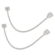 thumbnail image 2 of 2 Piezas Bolso de Cuero Bolso Correa Desmontable Reemplazo 58cm Blanco Hugo Reemplazo de las correas del bolso, 2 of 9