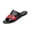 Red, variant on HTHLVMD Open-Toe Flat Shoes, Crisscross Strap Summer Slides, Women Shoes Slip On, Beach Sandals, Color Block Slide Sandals, Women's Dressy Flat Sandals Comfortable Slip-On Slide Sandals, White 7.5