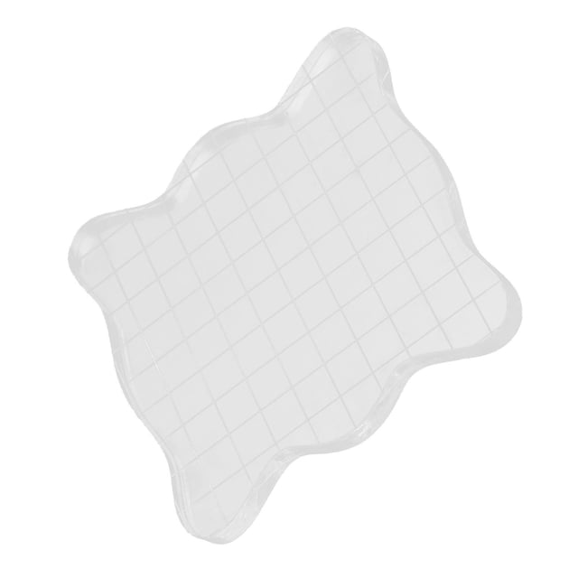 Bloque de sello de goma acrílica para el proceso de estampado de tarjetas de scrapbooking (7,5 x 7,5 cm)
