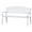 White, variant on Abble High Back Outdoor Metal Garden Bench Steel Slat Patio Loveseat Park Bench for Porch Yard Lawn Patio Bench, Yellow