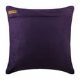thumbnail image 2 of The HomeCentric Pillow Cover Pack of 2 20x20 inch (50x50 cm) Purple Luxury Purple Cushion Cover Pintucks Ribbon Loops Pillow Cover Modern Throw Pillow Cover Square Faux Suede Pillow - Purple Harmony, 2 of 10