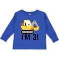 thumbnail image 3 of Inktastic 3rd Birthday Construction Party Boy Boys Long Sleeve Toddler T-Shirt, 3 of 5