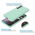 thumbnail image 3 of Njjex Liquid Silicone Gel Rubber Slim Back Cover Cell Phone Case for Samsung Galaxy S24 Plus, Cyan, 3 of 6