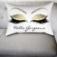 thumbnail image 3 of Funda de almohada, decoración del hogar, patrón de pestañas, funda de cojín, funda de almohada personalizada, 3 of 8