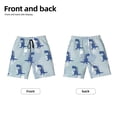 thumbnail image 2 of PAYOHTO Dino Blue Color Boys Swim Trunks Quick Dry Beach Boardshorts for Teen Boys Bathing Suit Swimwear for Boys, 2 of 7