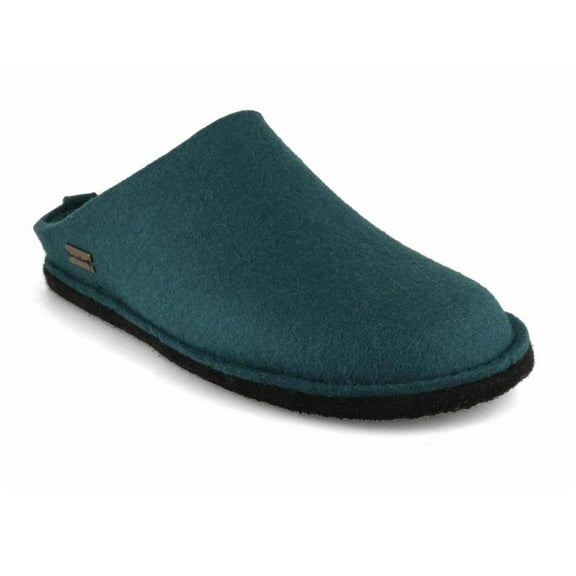 HAFLINGER Men Women Slippers 'Flair Soft', pine green