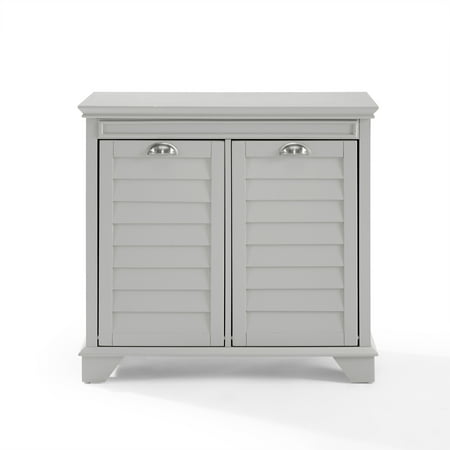 Crosley Furniture Lydia Linen Laundry Hamper, Gray