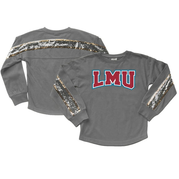 Girls Youth Gameday Couture  Gray Loyola Marymount Lions Guess Who's Back Long Sleeve T-Shirt