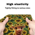 thumbnail image 7 of COEQINE Sunflower 2 Piece Rollator Walker Seat and Backrest Covers Highland Cow Walker Seat Cover for Men Adjustable Rollator Walker Accessories Suitable for Parks, 7 of 7