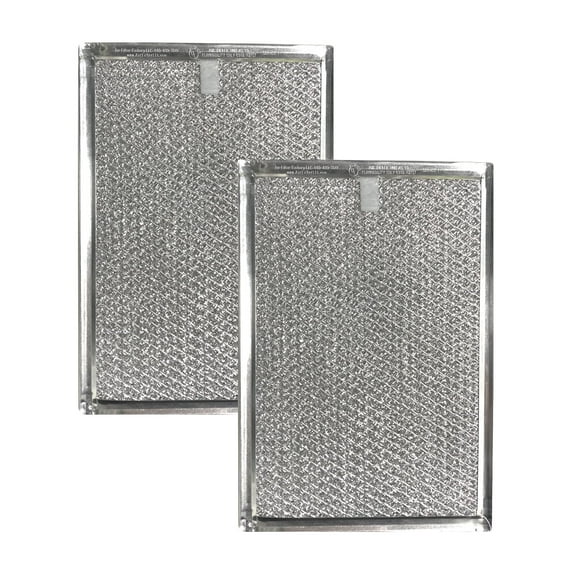 2-Pack Air Filter Factory Replacement For GE WB2X4263, AP2011114, 24885, PS242231 Microwave Oven 12-Layer Grease Filters