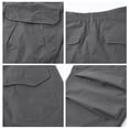 thumbnail image 5 of HKYNLAG Men's Tactical Cargo Pants Relaxed Fit Quick Dry Ripstop Waterproof Stretch Outdoor Hiking Pants with Multi Pockets Gray 4XL, 5 of 8