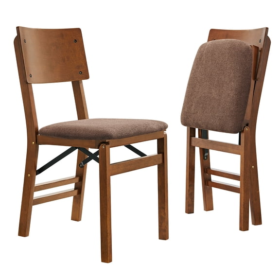 Stakmore Classic Comfort Curve Back Folding Chair (Set of 2)