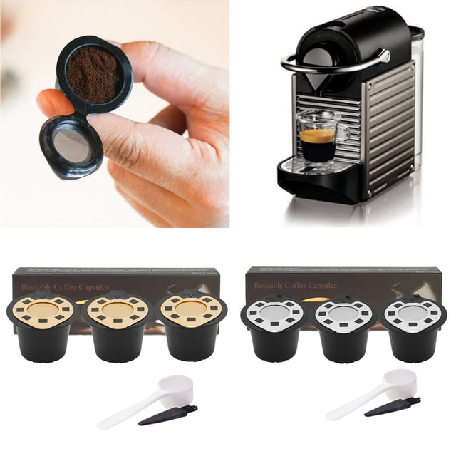Cápsulas de Café de 6 Piezas para Máquinas Macarena Reutilizable Vainas del Café